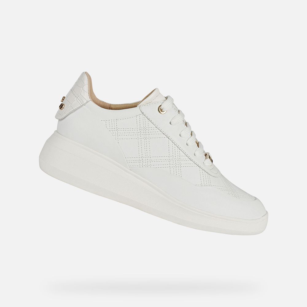 Tenis Geox Senhora Branco - Rubidia - HLBZU3756